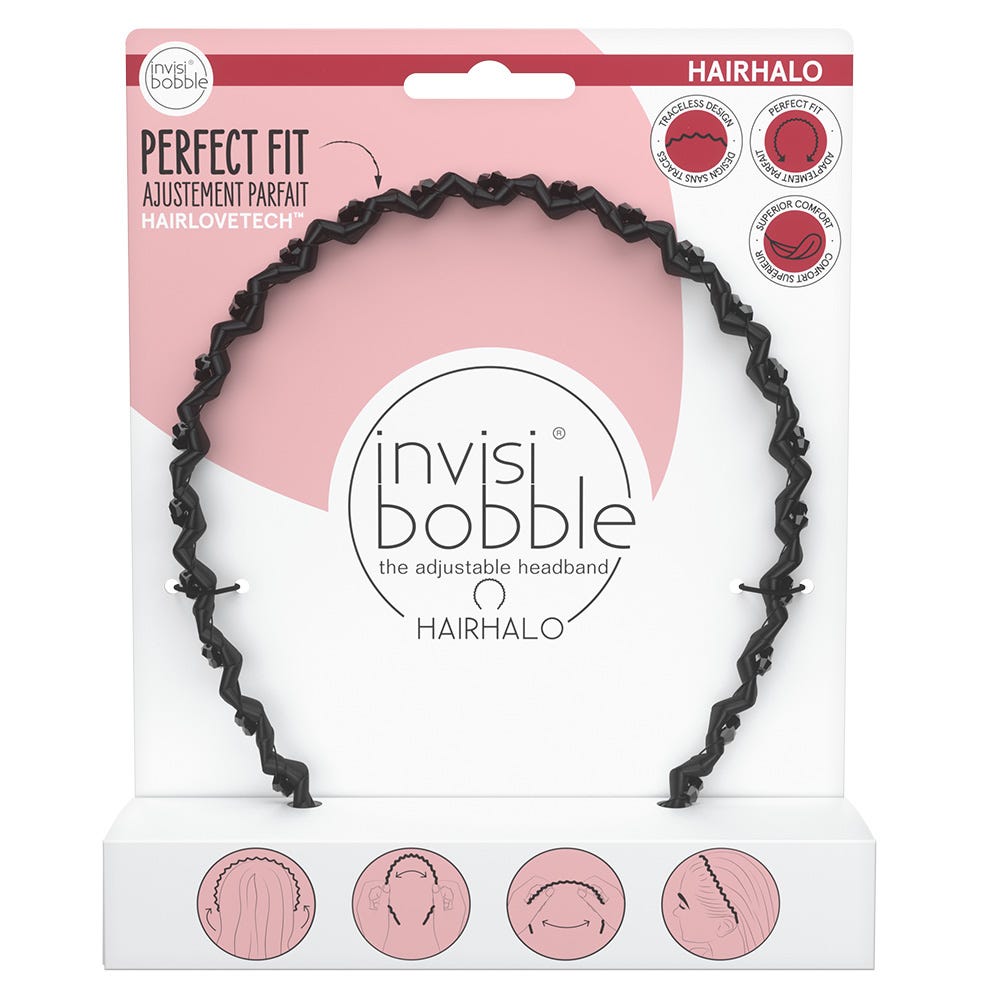 Invisibobble Hairhalo Black Sparkle