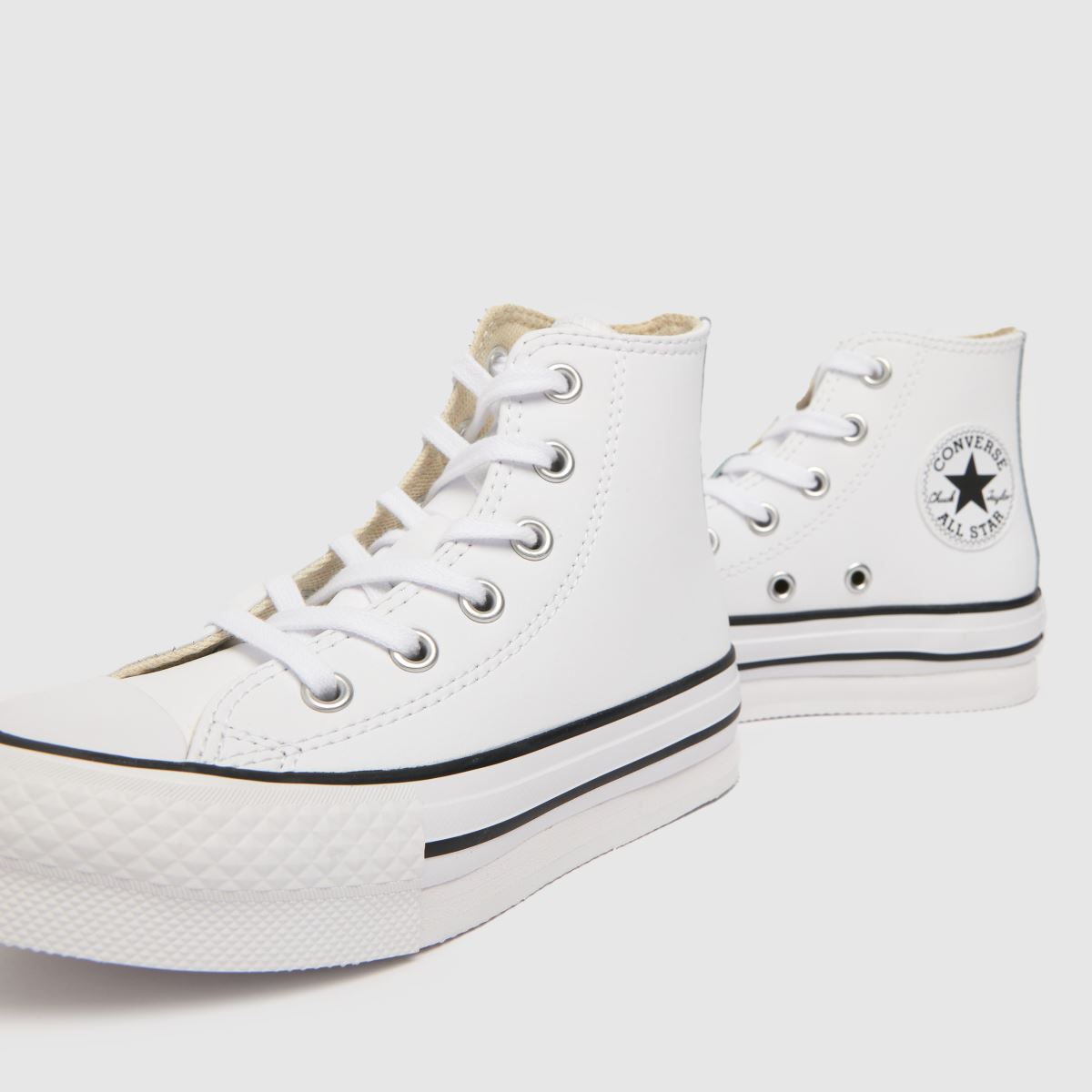 Converse All Star Eva Lift Hi Junior fehér tornacipő