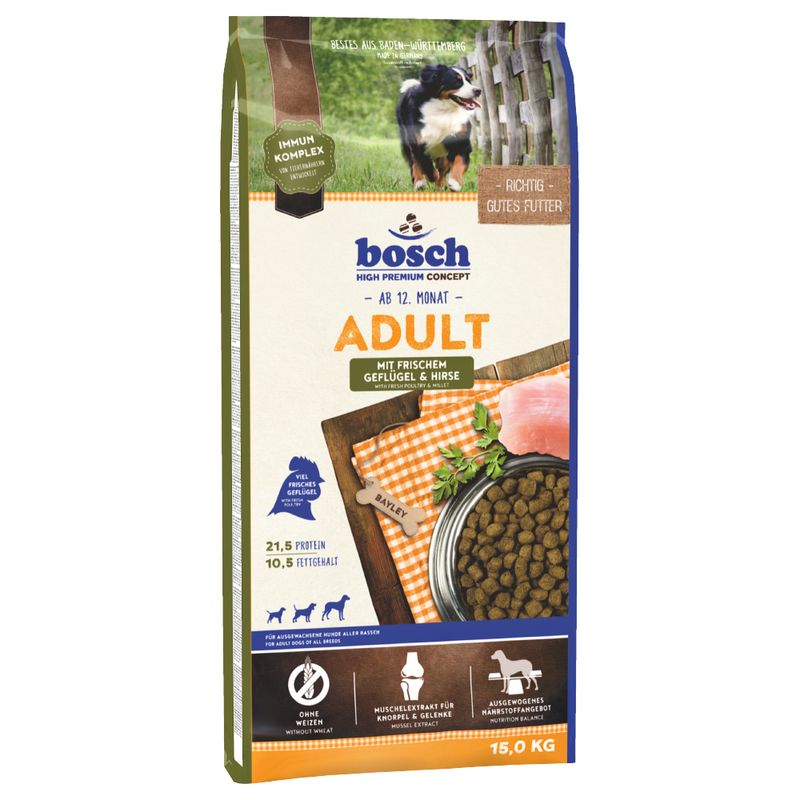 Mix-Sparpaket bosch Adult Trockenfutter 2 x 15 kg