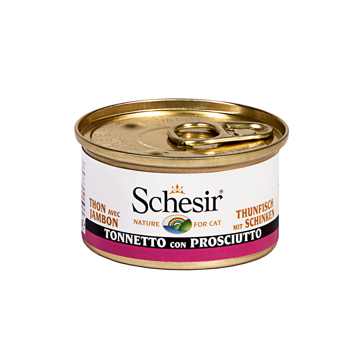 Schesir Katzenfutter in Gelee Thunfisch mit Schinken bei ZooRoyal