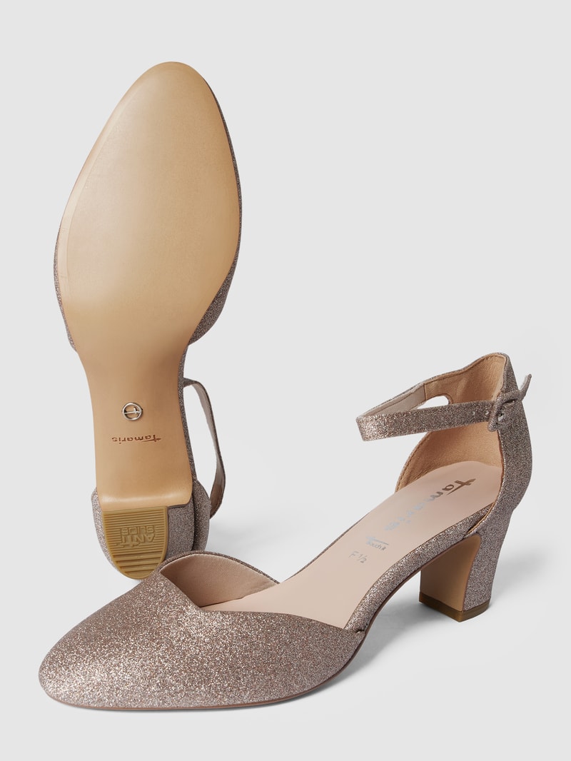 Pumps mit Dornschließe in rosé