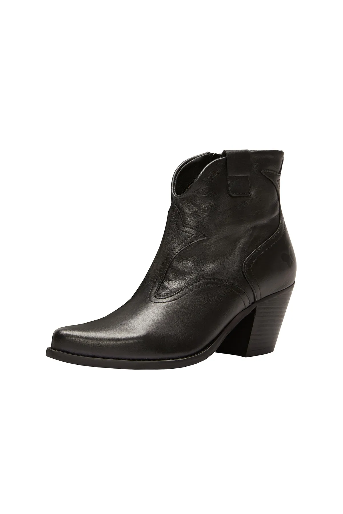 Felmini  Stiefelette - Schwarz - Blockabsatz