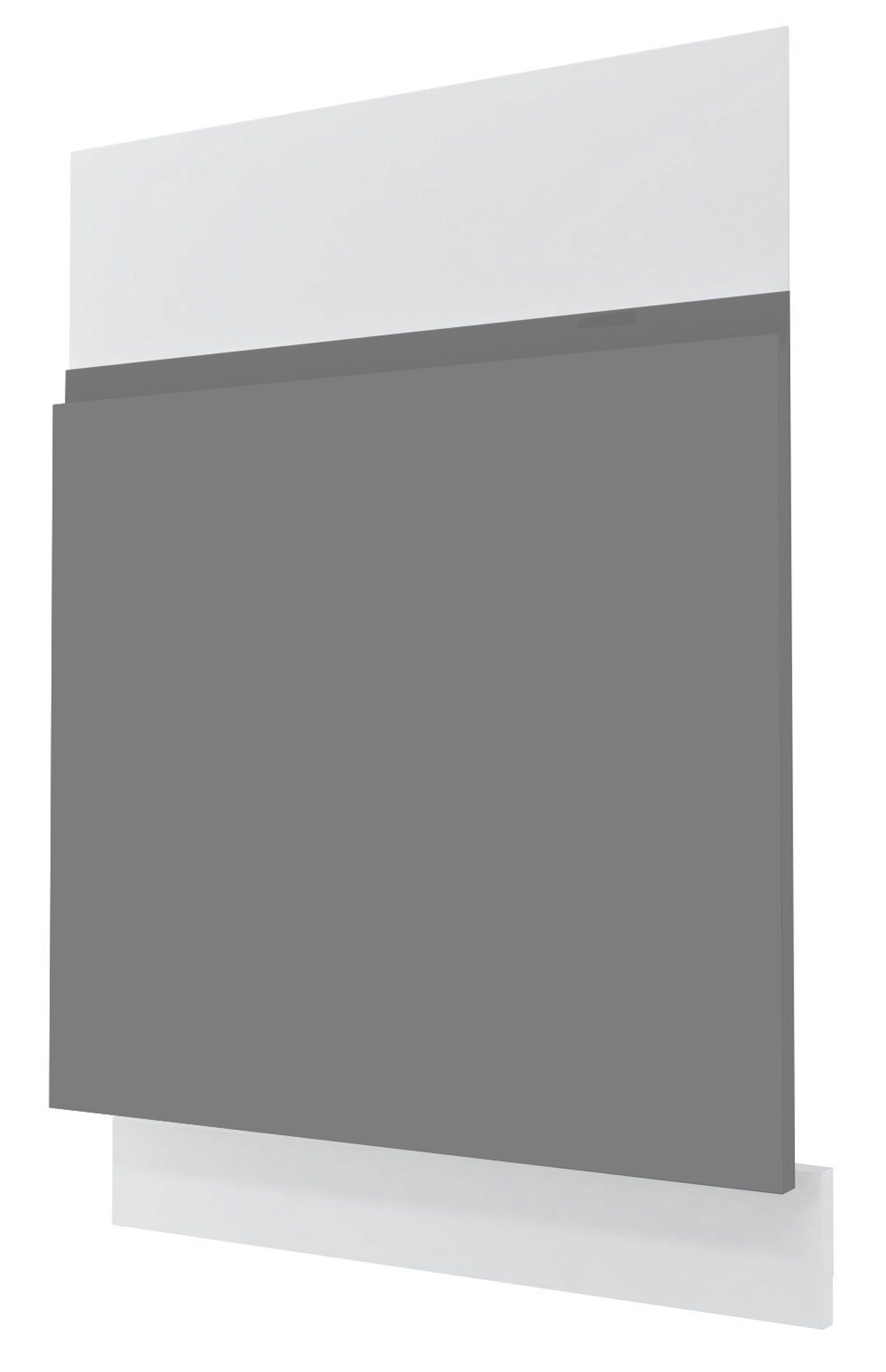 Feldmann-Wohnen Sockelblende Avellino, 60cm Front- und Sockelfarbe wählbar grifflos teilintegriert