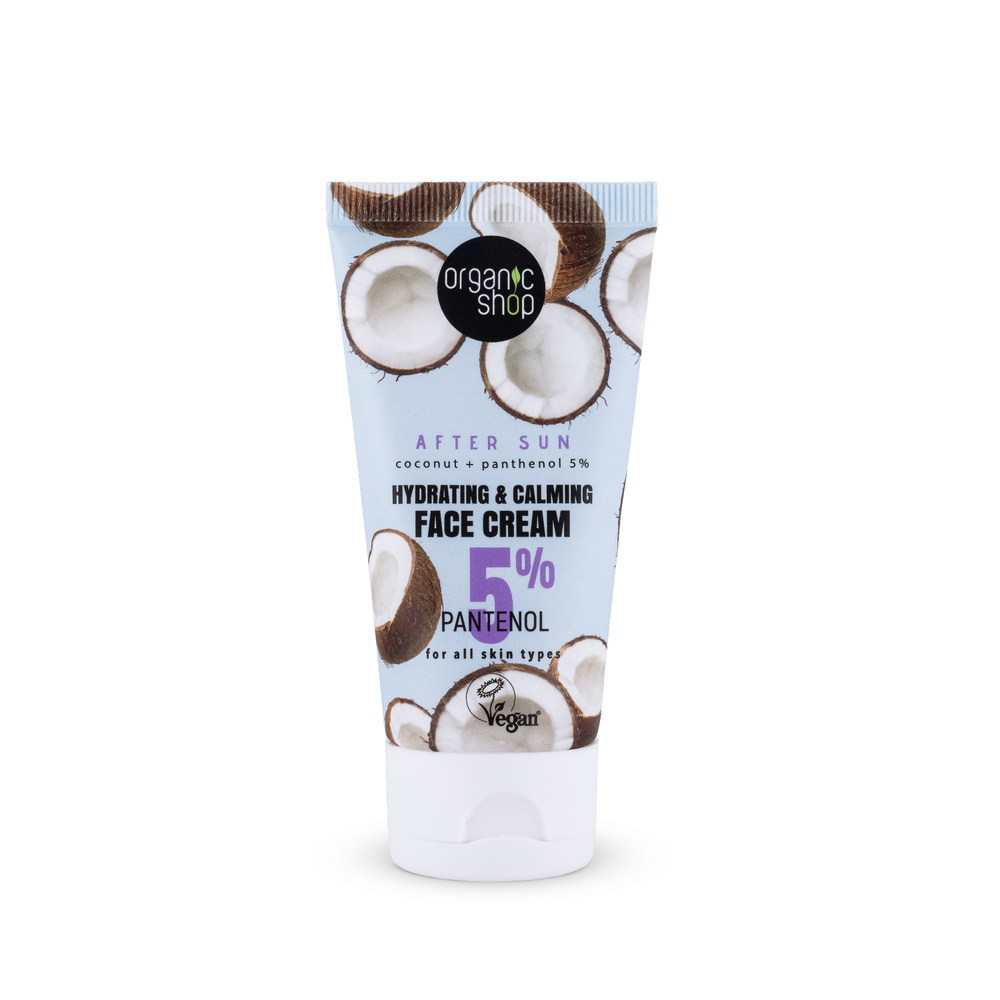 organic shop Crème visage après soleil hydratante etapaisante Crème Visage