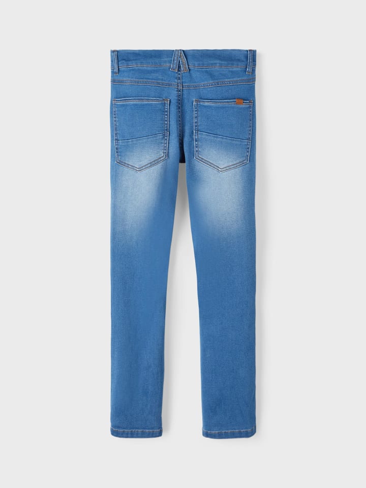 name it Jeans slim fit in medium blue denim günstig kaufen