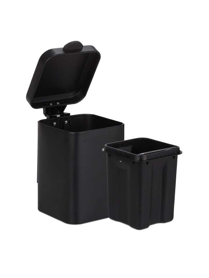 relaxdays Kosmetikeimer in Schwarz - 3 Liter günstig kaufen onesize