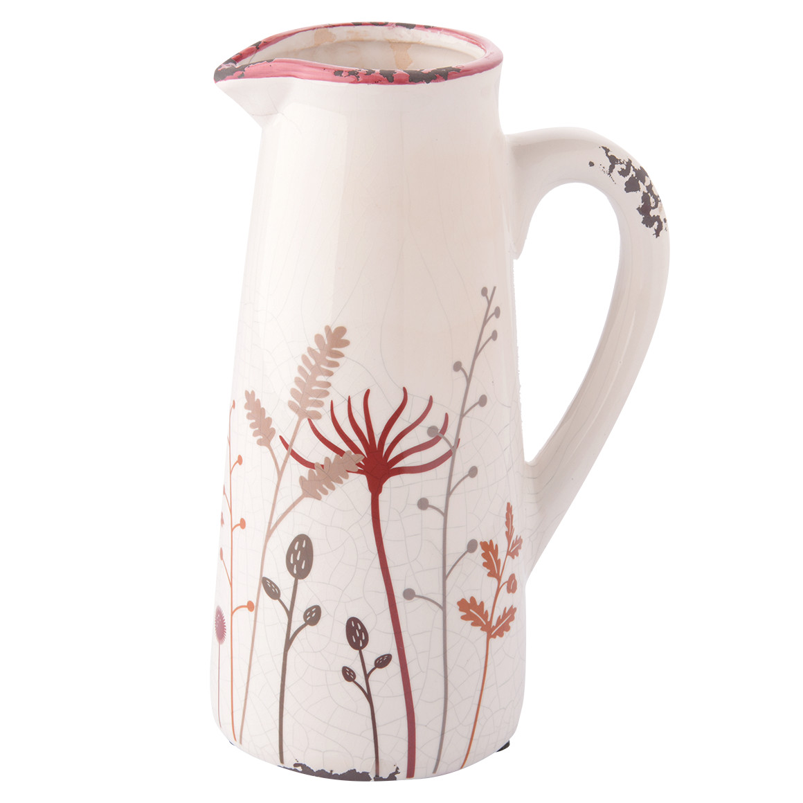 Deko-Krug mit Kornblumen-Motiv