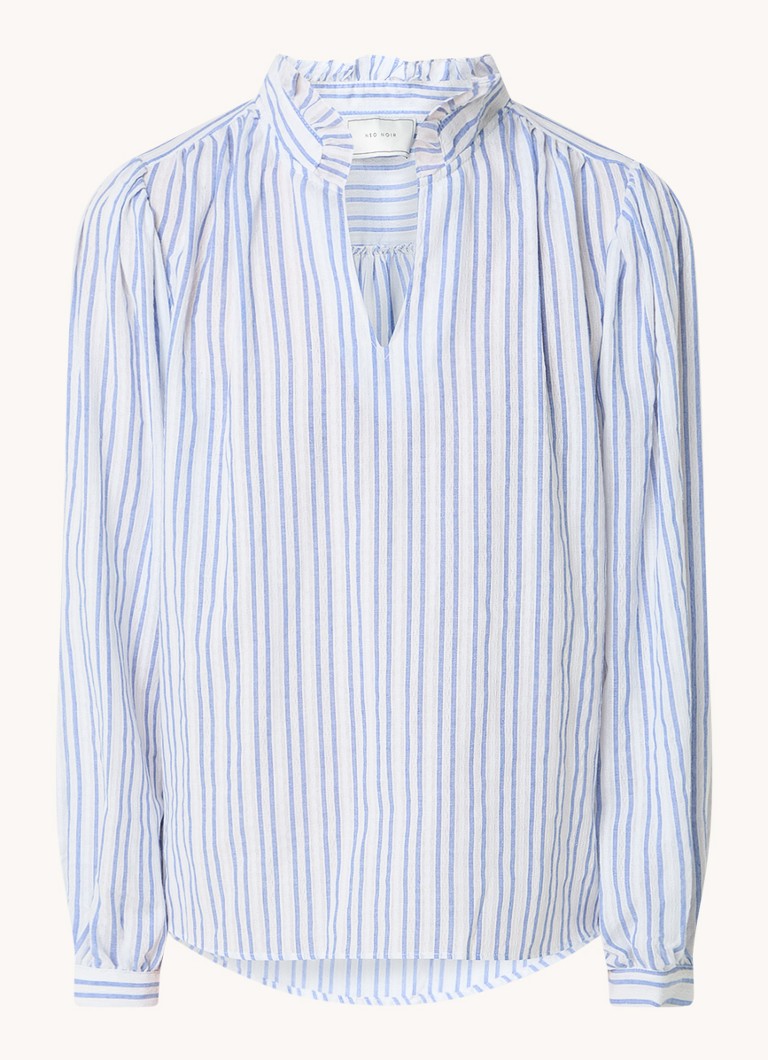 Neo Noir  Johanne tuniek met streepprint