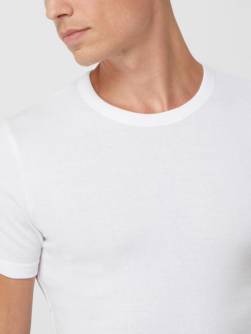 T-Shirt aus Baumwolle im 2er-Pack in weiß