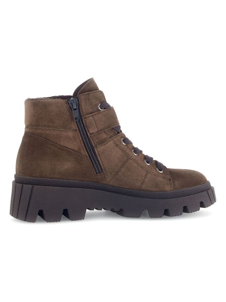 Gabor Leder-Boots in Braun günstig kaufen