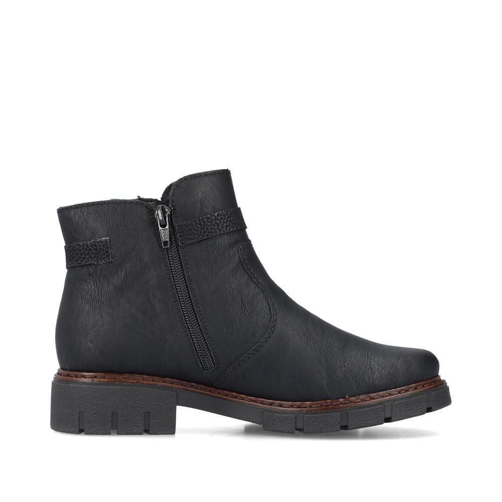 RIEKER Stiefeletten schwarz HWK Damen Stiefel