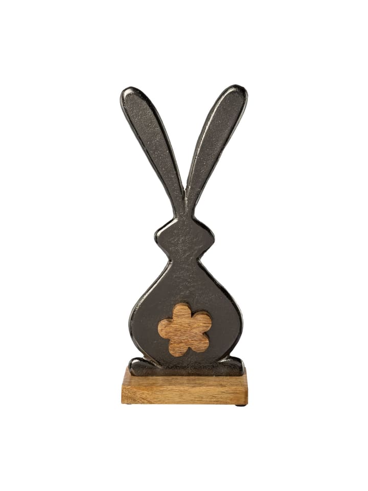 Creativ home Deko-Osterhase in Anthrazit günstig kaufen onesize