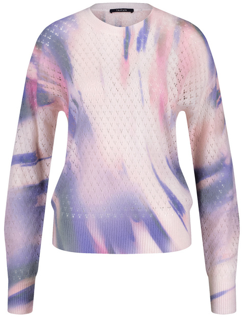 Pullover aus Pointelle-Strick