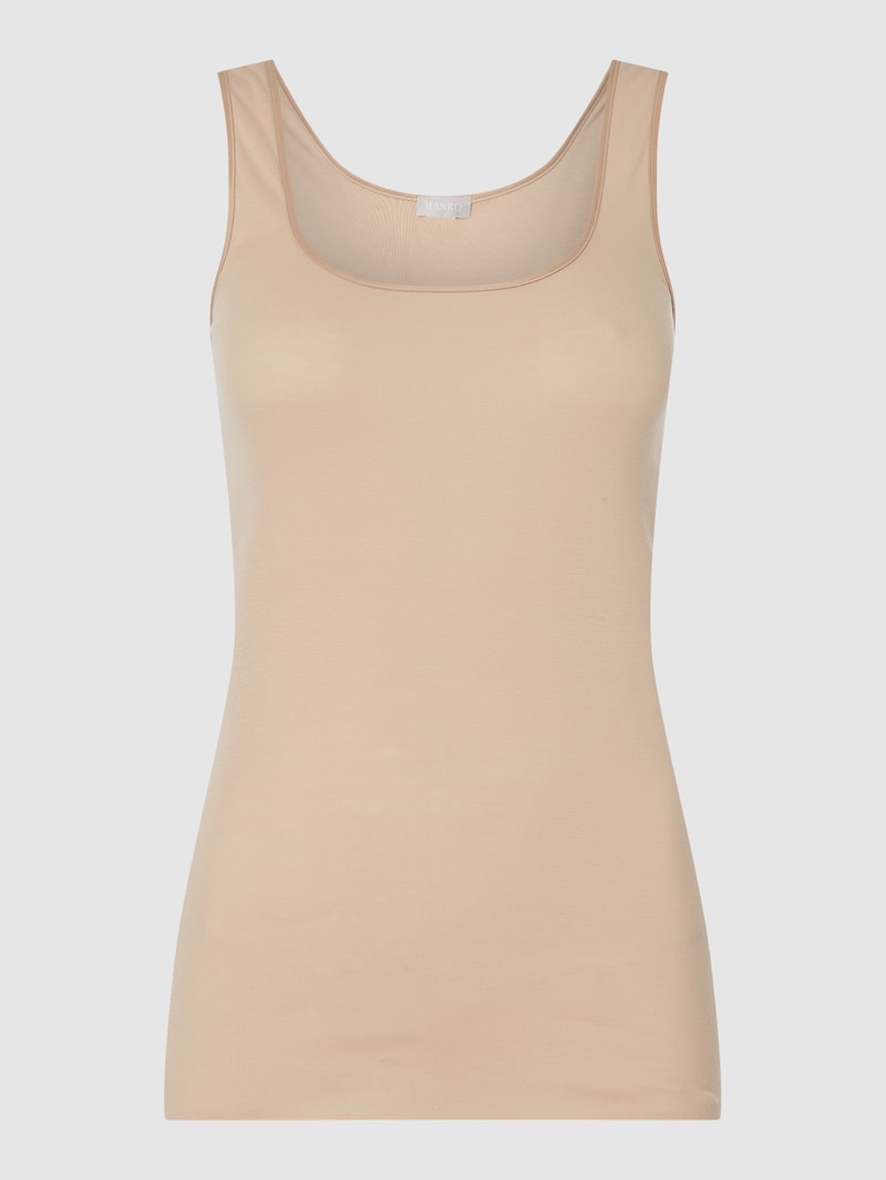 Unterhemd aus Baumwolle - nahtlos Modell Cotton Seamless in beige