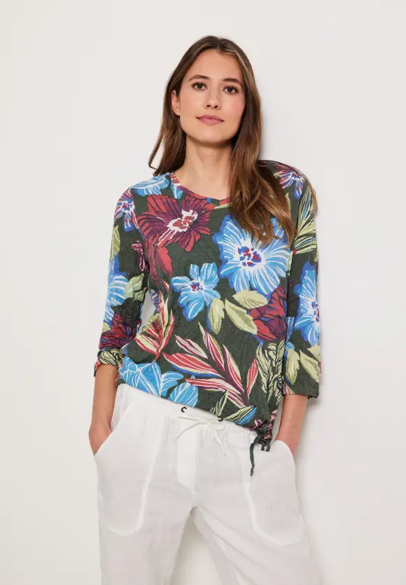 CECIL Blumenprint Crash Shirt