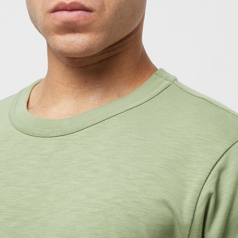 NIKE Life Shortsleeve Knit Top oil green/neutral olive/white