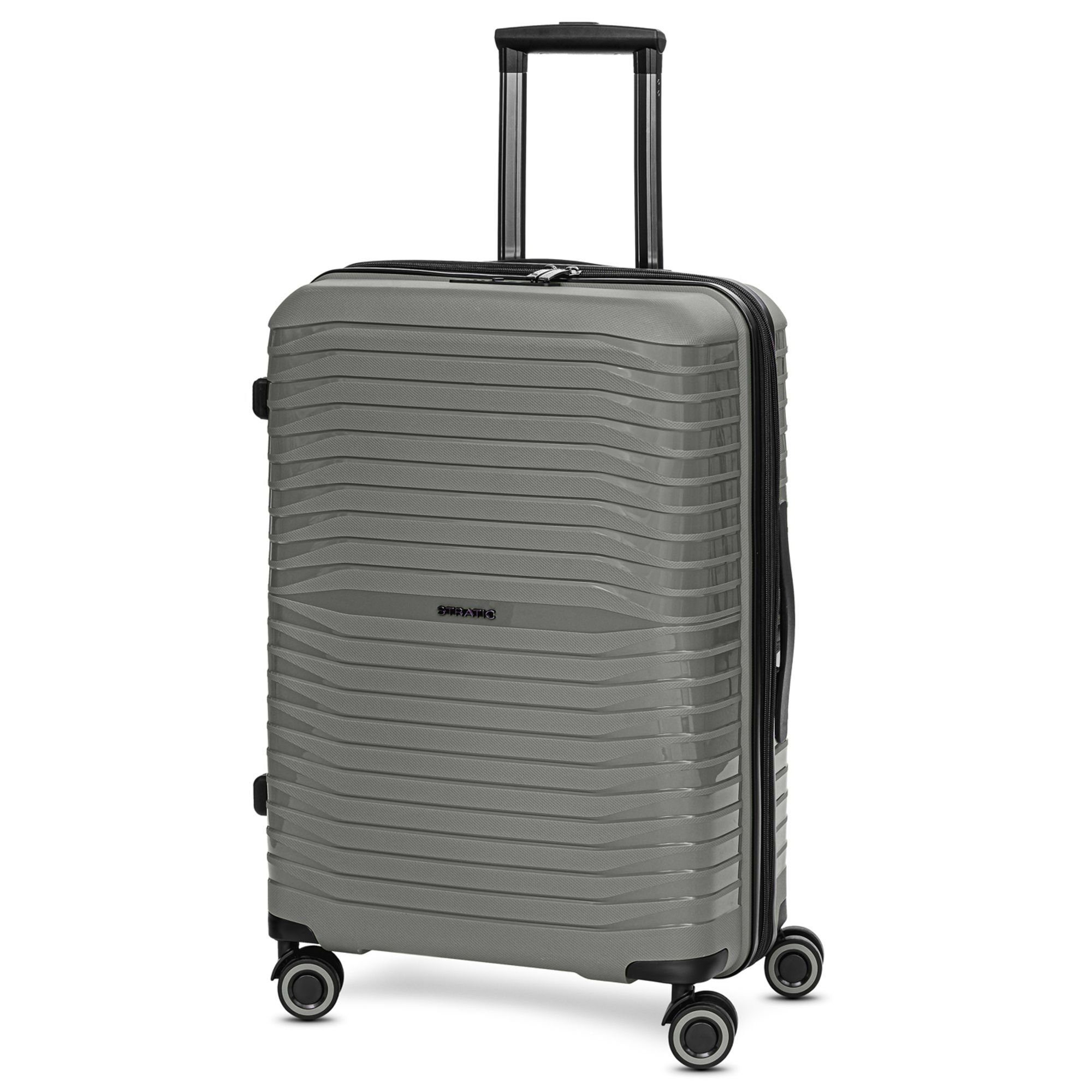 Stratic Trolleyset Shine, 4 Rollen, (3-teilig, 3 tlg), Polypropylen