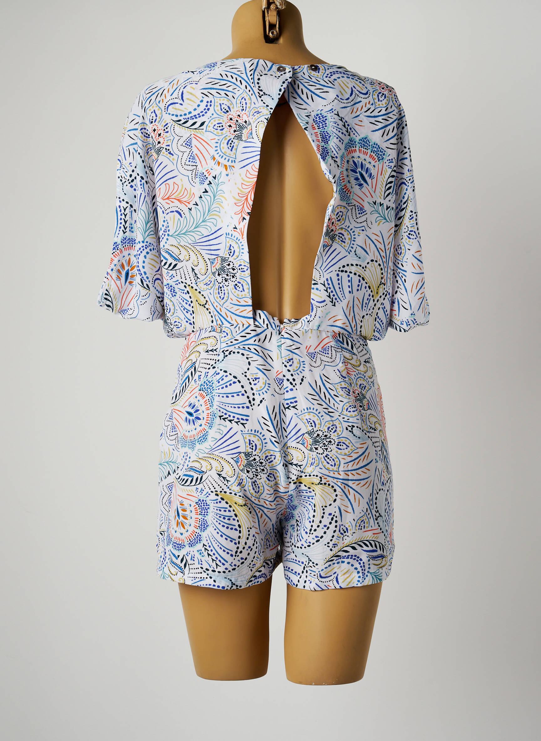 Molly Bracken Combi Shorts Femme couleur blanc