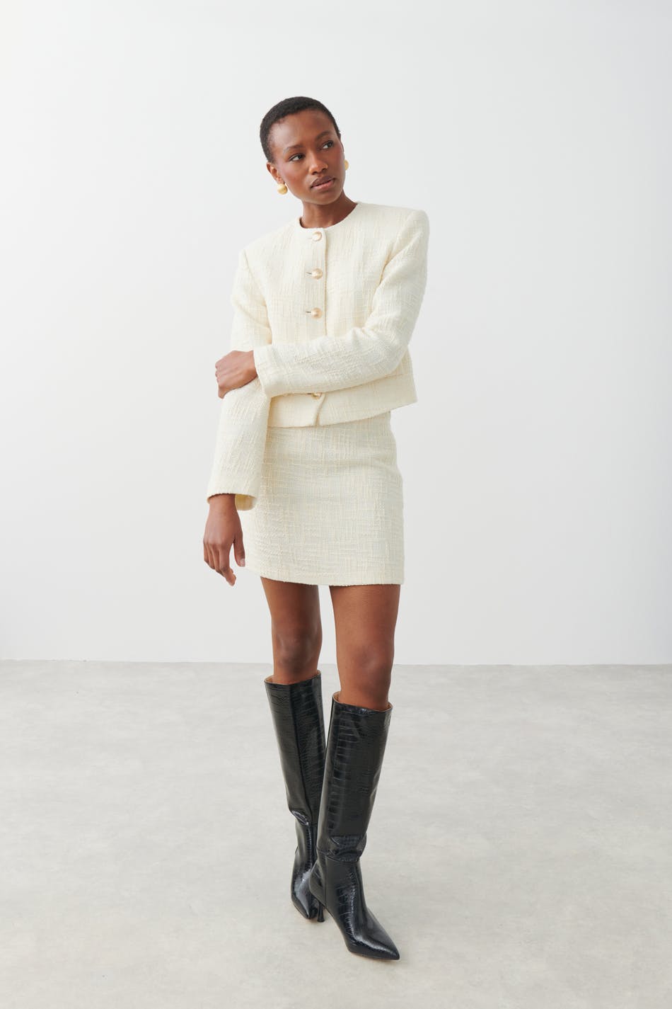 Tweed skirt