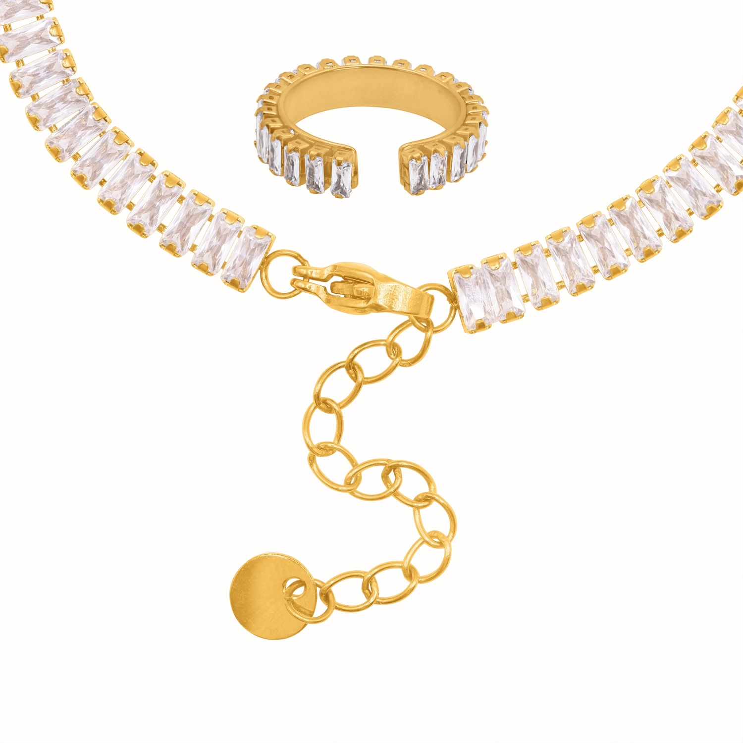 Heideman Elara jewelry set gold-colored