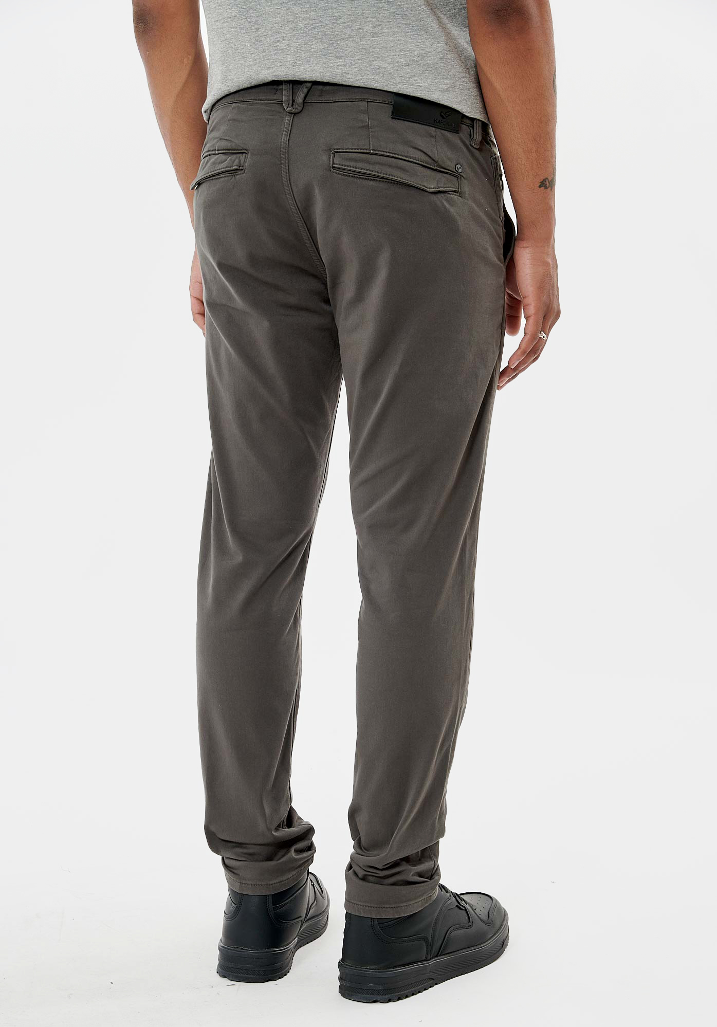 IRWIX  Jean slim relaxed gris homme