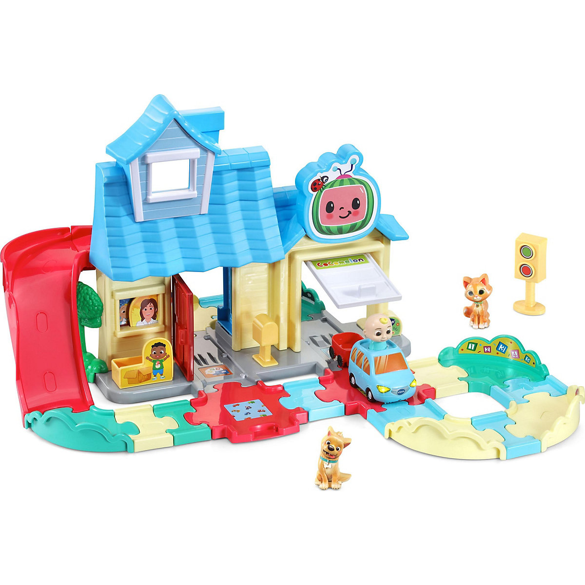 Tut Tut Baby Flitzer - CoComelon JJs Spielhaus Schienenset