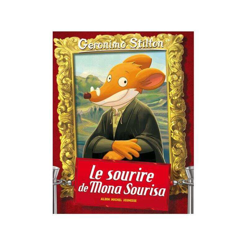 Livre Geronimo Stilton T1 Le sourire de Mona Sourisa - Albin Michel jeunesse