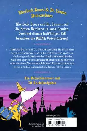 Meisterdetektiv Sherlock Bones. Ein spannender Rätselkrimi zum Mitraten, Band 3: Der verschwundene Zauberer