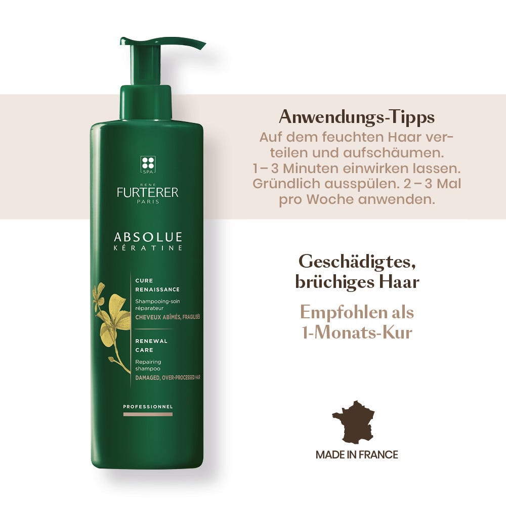 Rene Furterer Absolue Kératine Shampoo 600 ml Sondergröße
