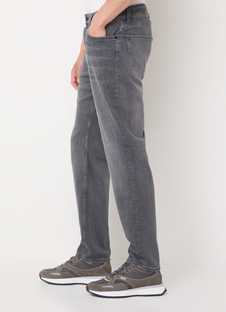 Blugi HUGO BOSS H-Re.Maine slim fit cu efect decolorat