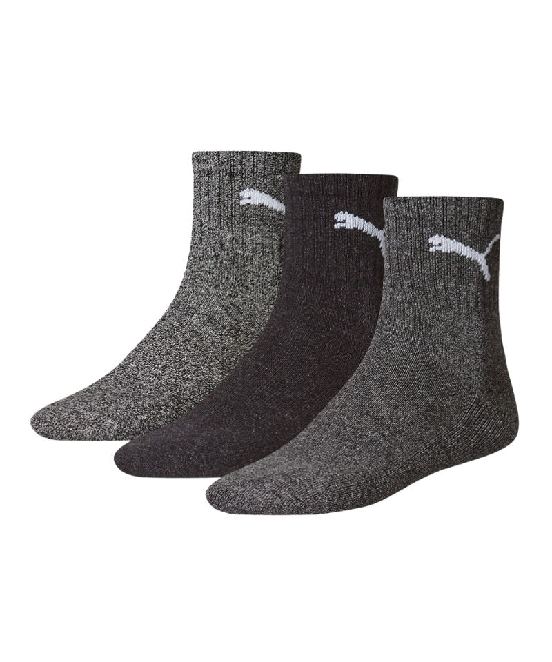 PUMA Short Crew 3er Pack Socken Grau F207