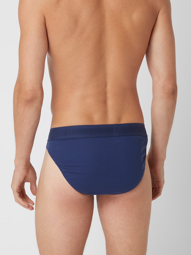 Slip mit elastischem Bund in marineblau