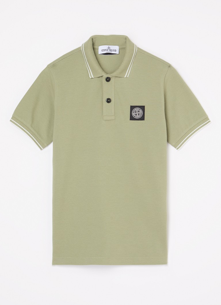 Stone Island 21348 polo majica od organskog pamuka s vezom logotipa