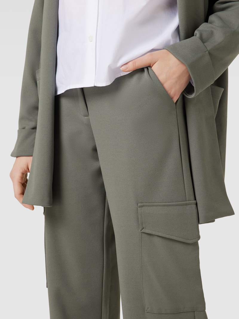 Hose mit Cargotaschen Modell 'Siham' in schilf