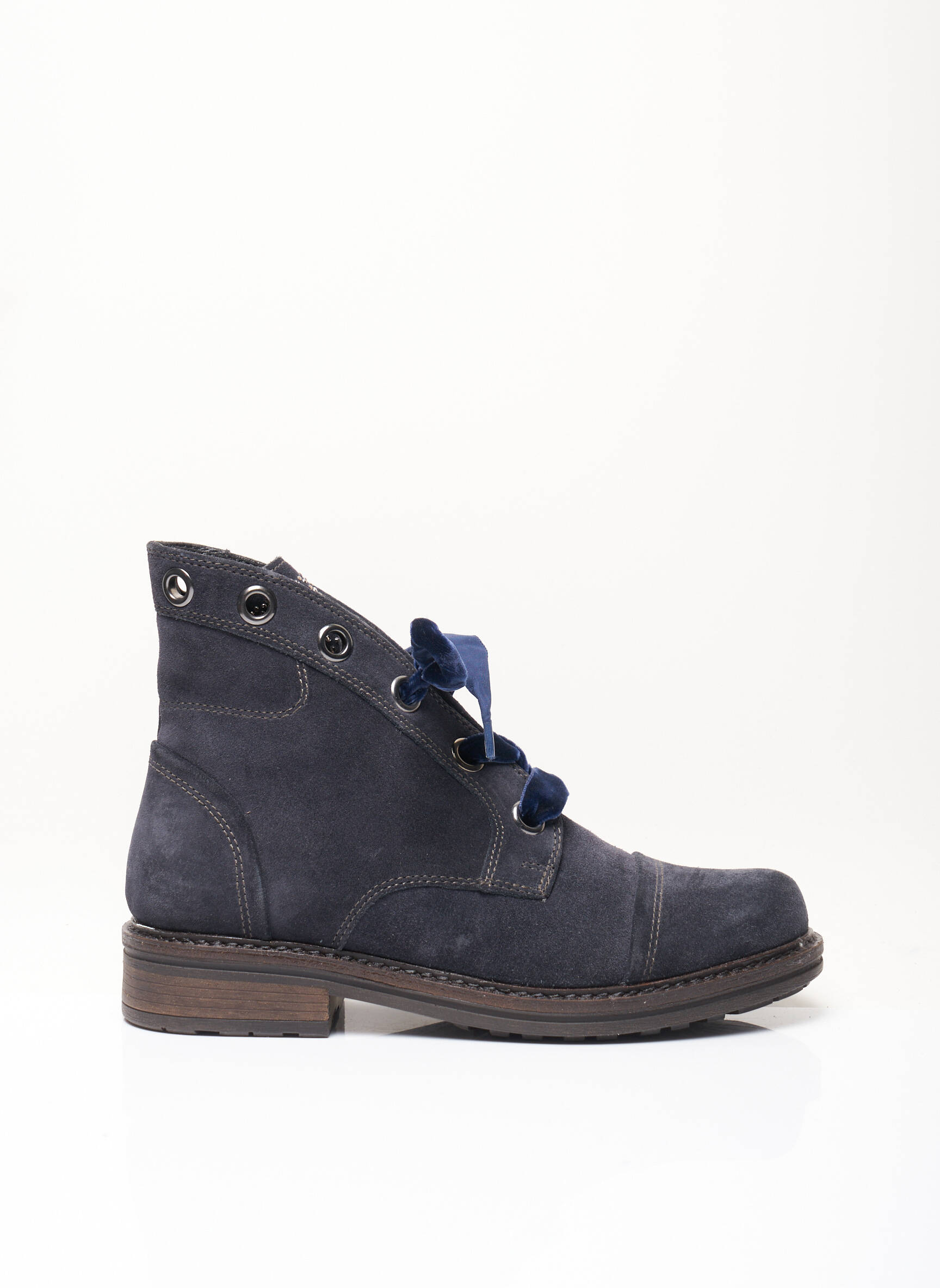 Elue Par Nous Bottines Femme couleur bleu