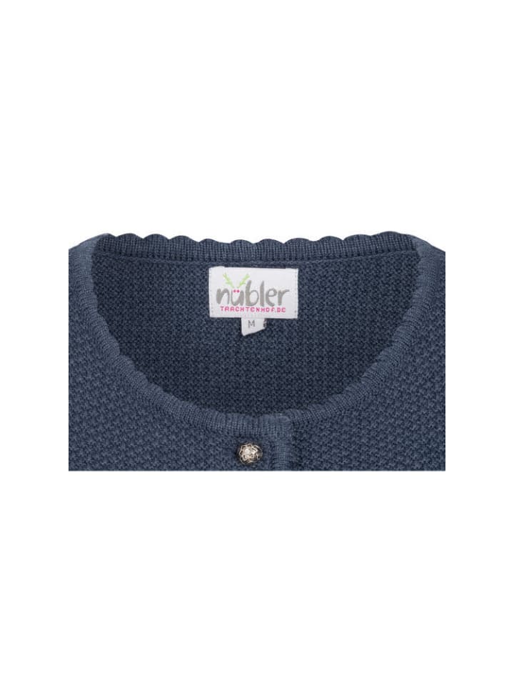Nübler Strickjacke Langarm Yvonne in Blau günstig kaufen