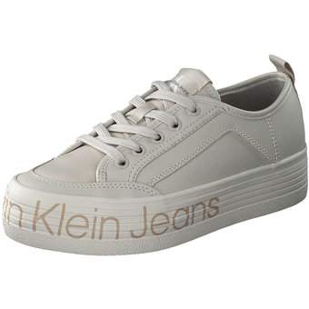 Calvin Klein Vulc Flatform Low Wrap Around in beige