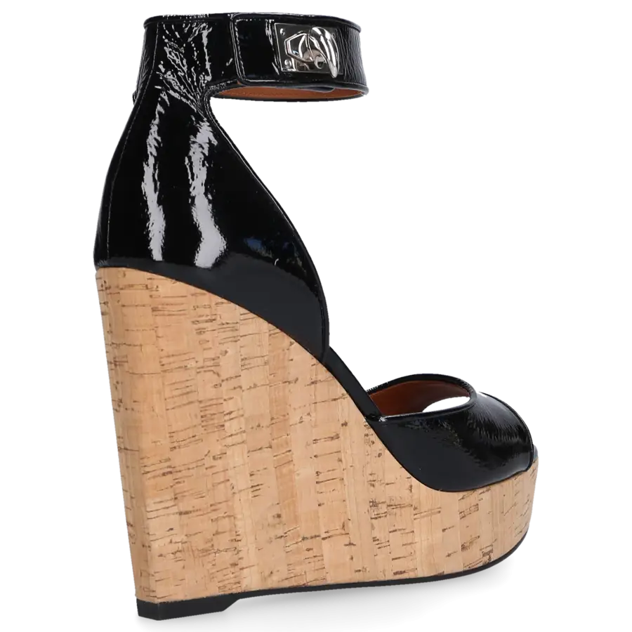 Givenchy - Sandalen Lackleder - schwarz