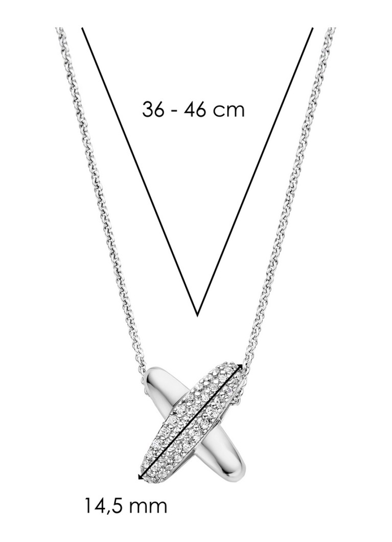 TI SENTO - Milano Silver Necklace 34003ZI