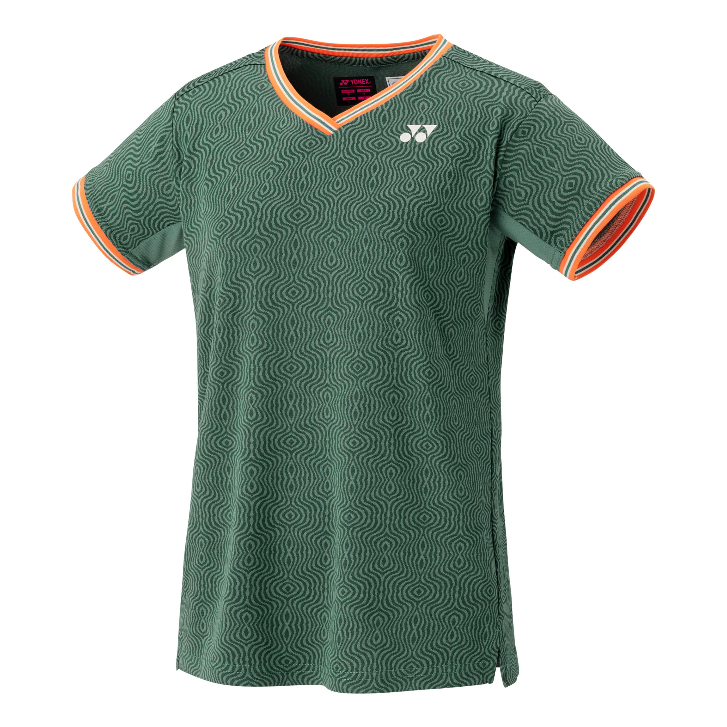 Crew Neck T-Shirt Damen - Oliv