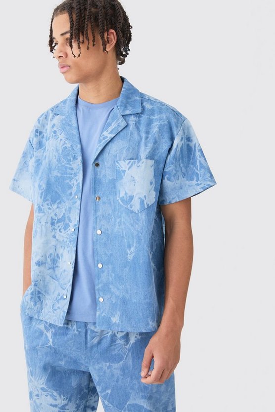Kastiges Denim-Hemd