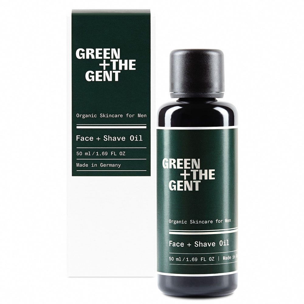 Green + The Gent Face & Shave Oil 50 ml