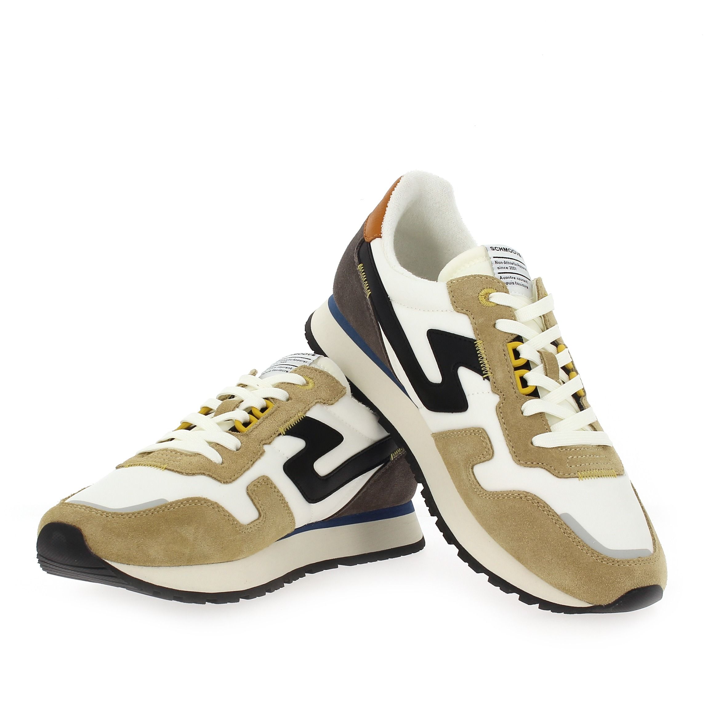 Schmoove  ATHENE RUNNER M - Beige Blanc