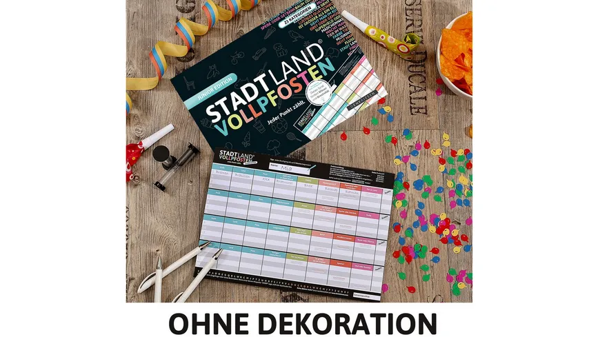 Denkriesen - STADT LAND VOLLPFOSTEN® - JUNIOR EDITION - Für Kinder und Jugendliche