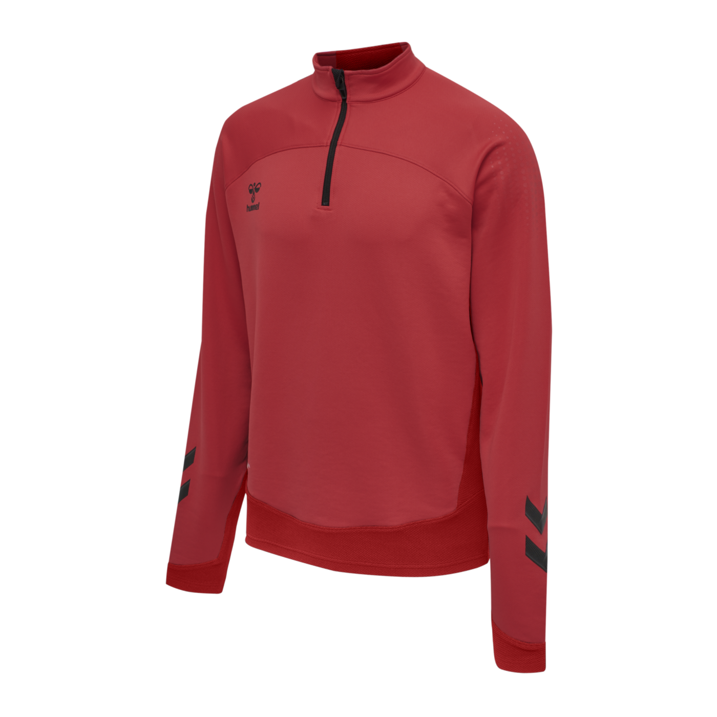 Hummel hmlLEAD HalfZip Sweatshirt Rot F3062