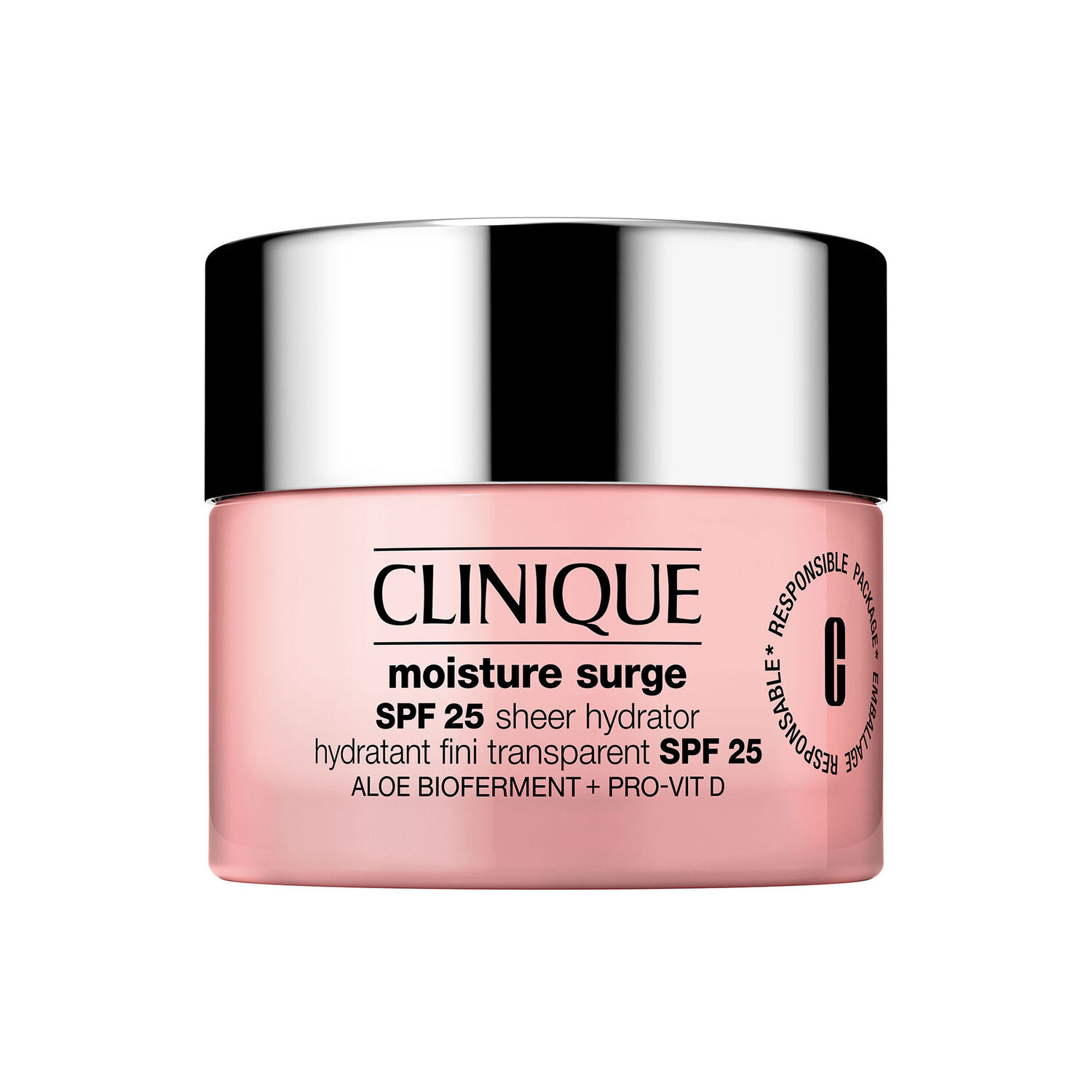 Clinique Moisture Surge SPF25 Crème Hydratante Fini Transparent