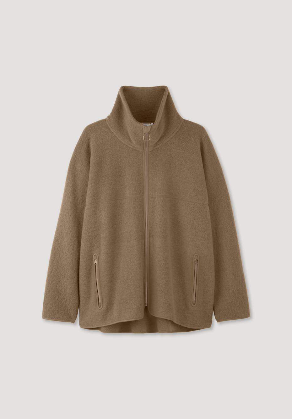 Wollfleece Jacke aus reiner Bio-Merinowolle