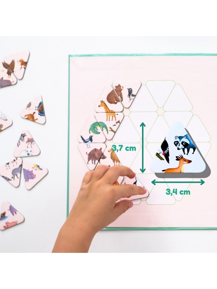 MAGNIKON Magnetisches Spiel Rätsel Erstaunliche Tiere, 46 Magnete, Logik trainieren günstig kaufen onesize