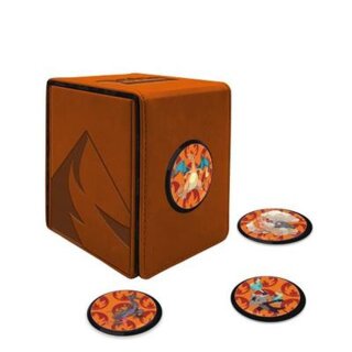 UP - Scorching Summit Alcove Click Deck Box for Pokémon