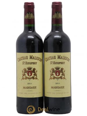 Château Malescot Saint-Exupéry 3ème Grand Cru Classé  2011 - Lot de 2 Bouteilles